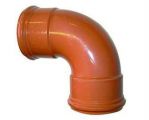 110mm Double Socket Drain Bend 87&period;5dg